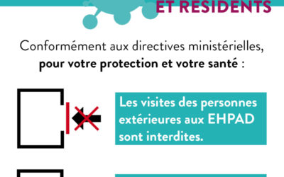 Covid-19 : Interdiction des visites et des sorties en EHPAD