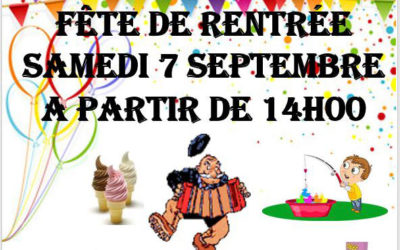 [07/09/19] Fête de rentrée (« kermesse ») de l’EHPAD Jean Moulin
