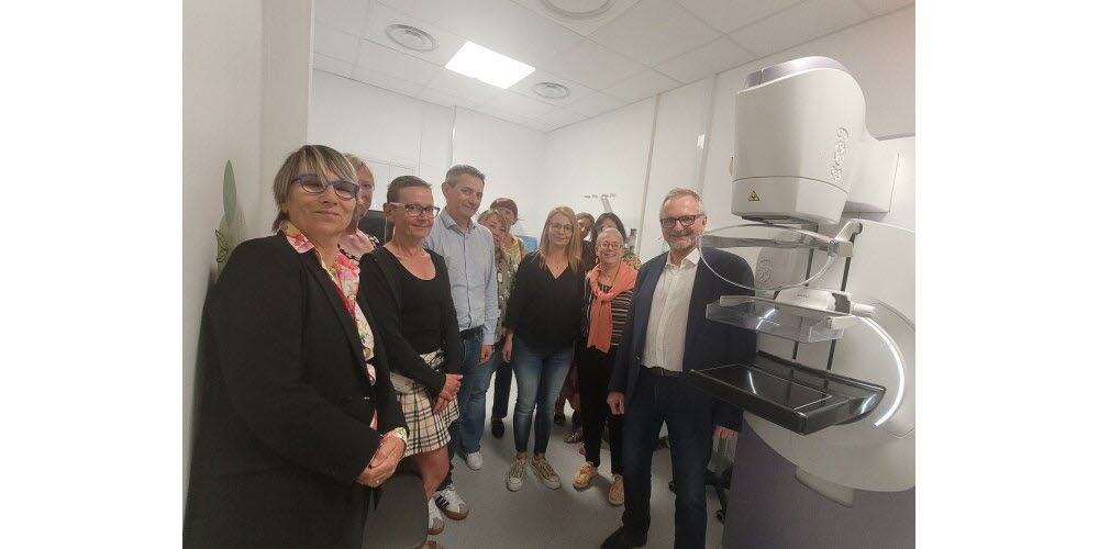 Inauguration du mammographe au CHPO !
